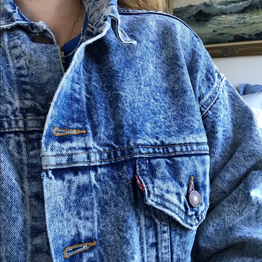 Vintage Levi’s Sun Bleached Denim Jacket size L